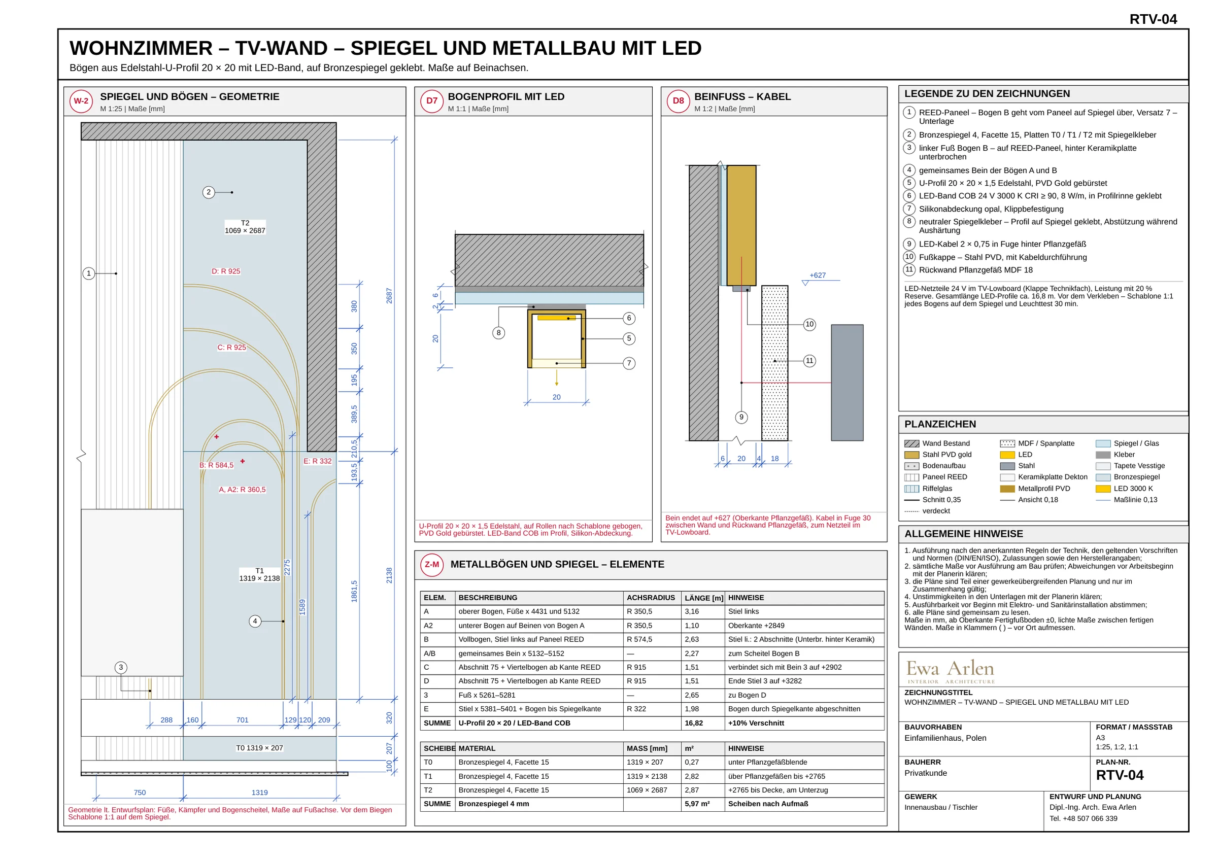 RTV-04 — Metallbau- und LED-Liste